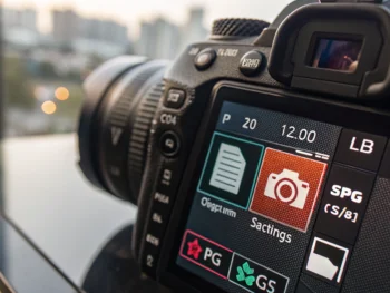 Optimización de imágenes y videos para SEO: Técnicas de compresión, etiquetas alt y herramientas para reducir el tamaño de archivos y mejorar la velocidad de carga web Primer plano de un icono de archivo de imagen digital, con detalles visibles de compresión y optimización, rodeado de siluetas coloridas de los formatos JPG, PNG, SVG y WebP en el fondo desenfocado. El icono principal presenta una textura detallada y un resplandor sutil, simbolizando eficiencia y velocidad en la optimización multimedia para la web. Escena limpia, sin personas ni elementos distractores.